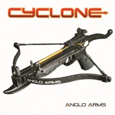80lb CYCLONE Anglo Arms Self Cocking Pistol Crossbow Aluminium Black