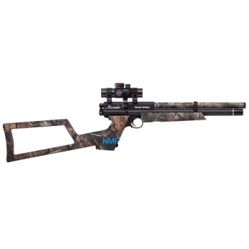 Crosman Benjamin Marauder Woods Walker Camo PCP .22 calibre Rifle up to 8 FT/LBS 8 shot with CenterPoint Multi-Tac Red Dot