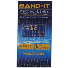 Band It Hair Rig Method Links Size 12 (BAN129)