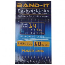 Band It Hair Rig Method Links Size 14 (BAN130)