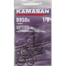 KAMASAN B950u UPTIDE SEA HOOKS SIZE 1/0 ( pack of 7 hooks )
